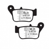 Колодки тормозные EBC SFA628HH