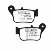 Колодки тормозные EBC SFA628HH
