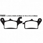 Колодки тормозные EBC SFA655 