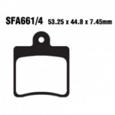 Колодки тормозные EBC SFA661/4