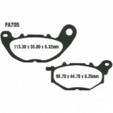 Колодки тормозные EBC SFA705HH