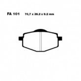 Колодки тормозные EBC SFAC101