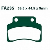 Колодки тормозные EBC SFAC235 