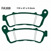 Колодки тормозные EBC SFAC388 