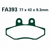 Колодки тормозные EBC SFAC393 