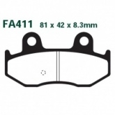 Колодки тормозные EBC SFAC411