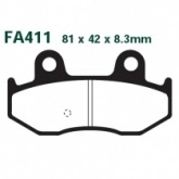 Колодки тормозные EBC SFAC411