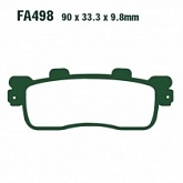 Колодки тормозные EBC SFAC498 