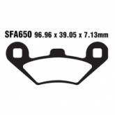 Колодки тормозные EBC SFAC650