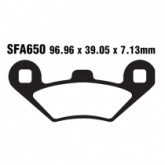 Колодки тормозные EBC SFAC650
