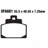 Колодки тормозные EBC SFAC681
