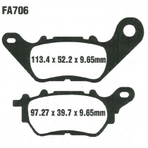 Колодки тормозные EBC SFAC706