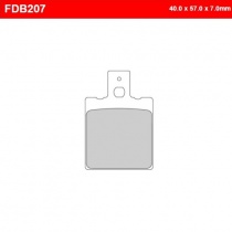 Колодки тормозные Ferodo FDB207P