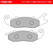 Колодки тормозные Ferodo FDB2169EF