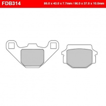 Колодки тормозные Ferodo FDB314SG