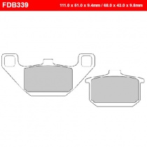 Колодки тормозные Ferodo FDB339P