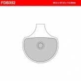Колодки тормозные Ferodo FDB352P