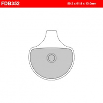 Колодки тормозные Ferodo FDB352P