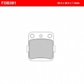 Колодки тормозные Ferodo FDB381SG