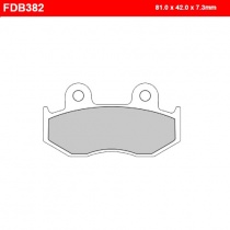 Колодки тормозные Ferodo FDB382P