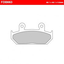 Колодки тормозные Ferodo FDB663P