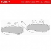 Колодки тормозные Ferodo FDB677EF