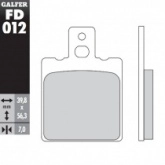 Колодки тормозные Galfer FD012G1371