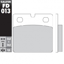 Колодки тормозные Galfer FD013G1054