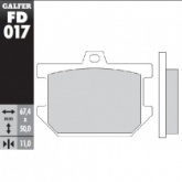 Колодки тормозные Galfer FD017G1054