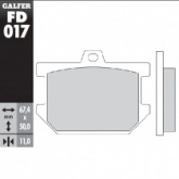 Колодки тормозные Galfer FD017G1054