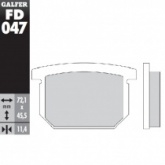 Колодки тормозные Galfer FD047G1054