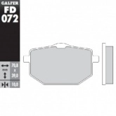 Колодки тормозные Galfer FD072G1054