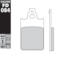 Колодки тормозные Galfer FD084G1050