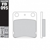 Колодки тормозные Galfer FD095G1397