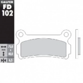 Колодки тормозные Galfer FD102G1805