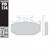 Колодки тормозные Galfer FD114G1396