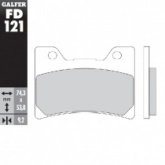 Колодки тормозные Galfer FD121G1054