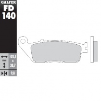 Колодки тормозные Galfer FD140G1370