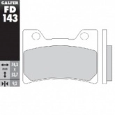Колодки тормозные Galfer FD143G1054