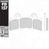 Колодки тормозные Galfer FD157G1054