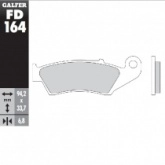 Колодки тормозные Galfer FD164G1396