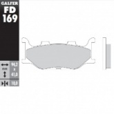 Колодки тормозные Galfer FD169G1050
