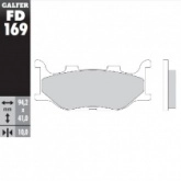 Колодки тормозные Galfer FD169G1375