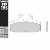 Колодки тормозные Galfer FD195G1054