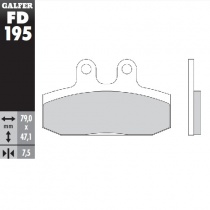 Колодки тормозные Galfer FD195G1054