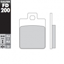 Колодки тормозные Galfer FD200G1054