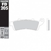 Колодки тормозные Galfer FD205G1375
