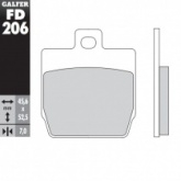 Колодки тормозные Galfer FD206G1050