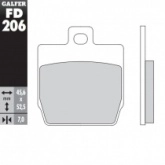 Колодки тормозные Galfer FD206G1054