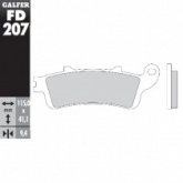 Колодки тормозные Galfer FD207G1380